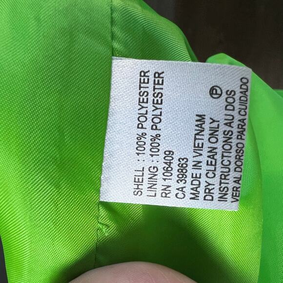 Tahari ASL Bright Green Sleeveless Lined Sheath Dress Size 12P - Picture 6 of 8